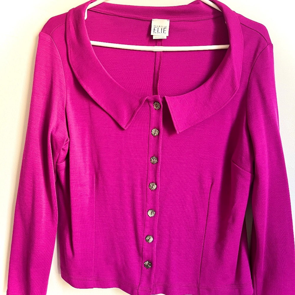 Isabelle Elie cardigan blazer, size L
